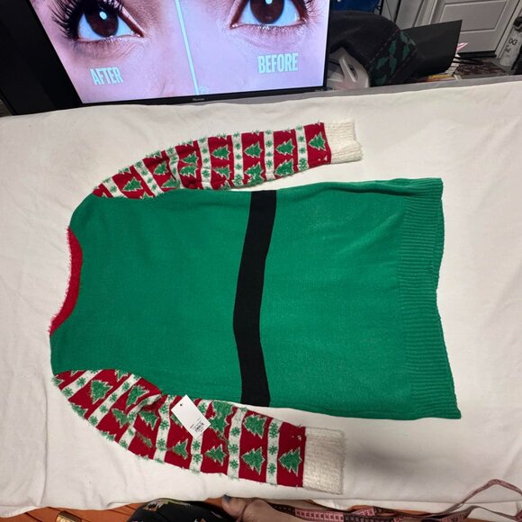 Ugly Christmas Sweater Dress XXL Candy Cane jingle - Picture 6 of 15